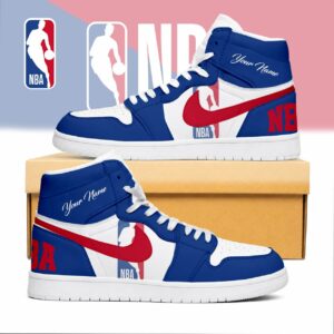 Limited Edition – Customized NBA National Basketball Association Air Jordan 1 Sneakers
