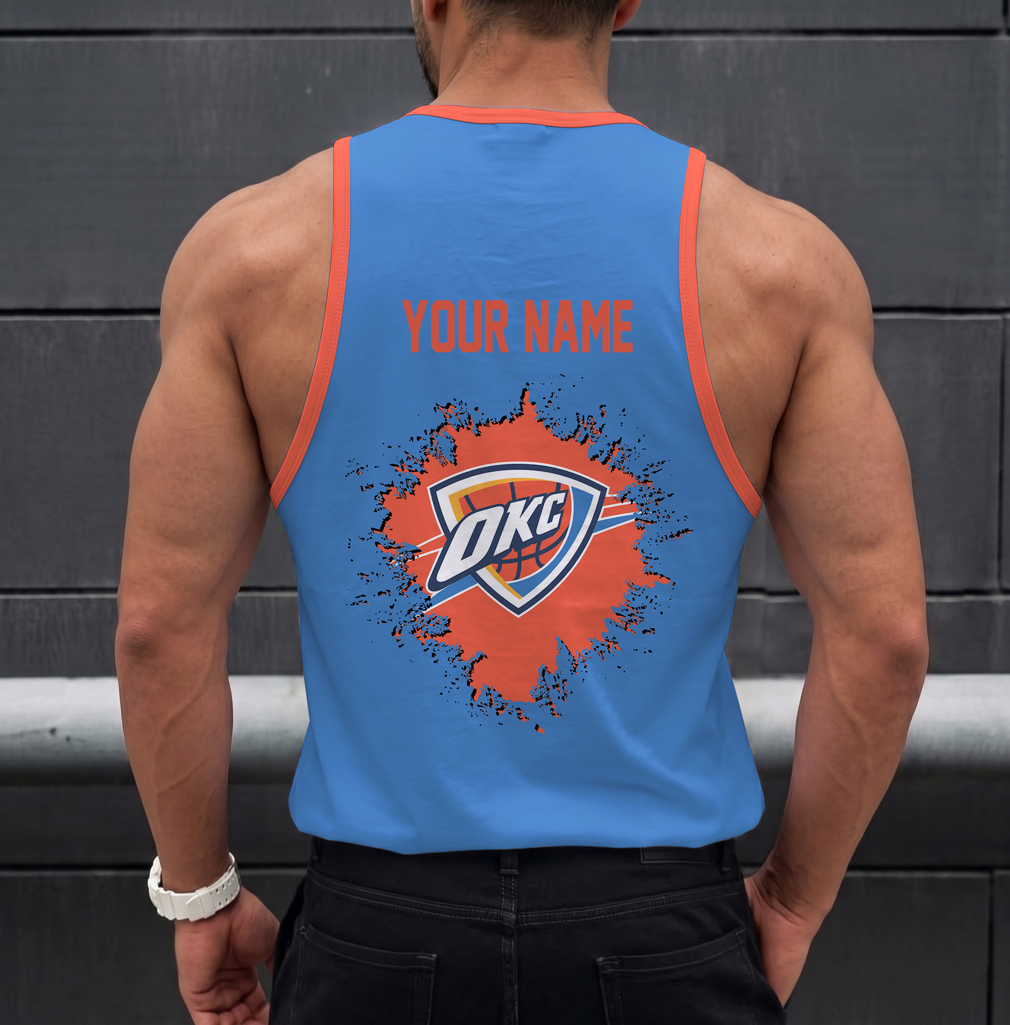 Limited Edition – Customized NBA Oklahoma City Thunder Unisex Tank Top - Image 2