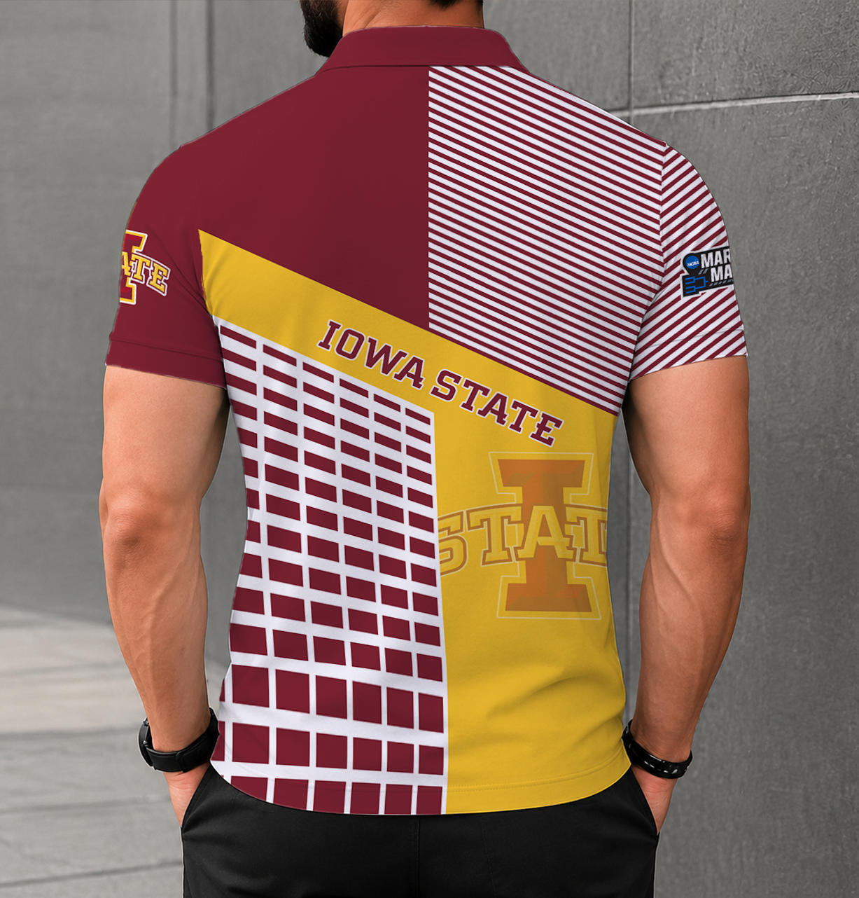 Limited Edition – Customized NCAA Iowa State Cyclones Polo Shirt - Image 2