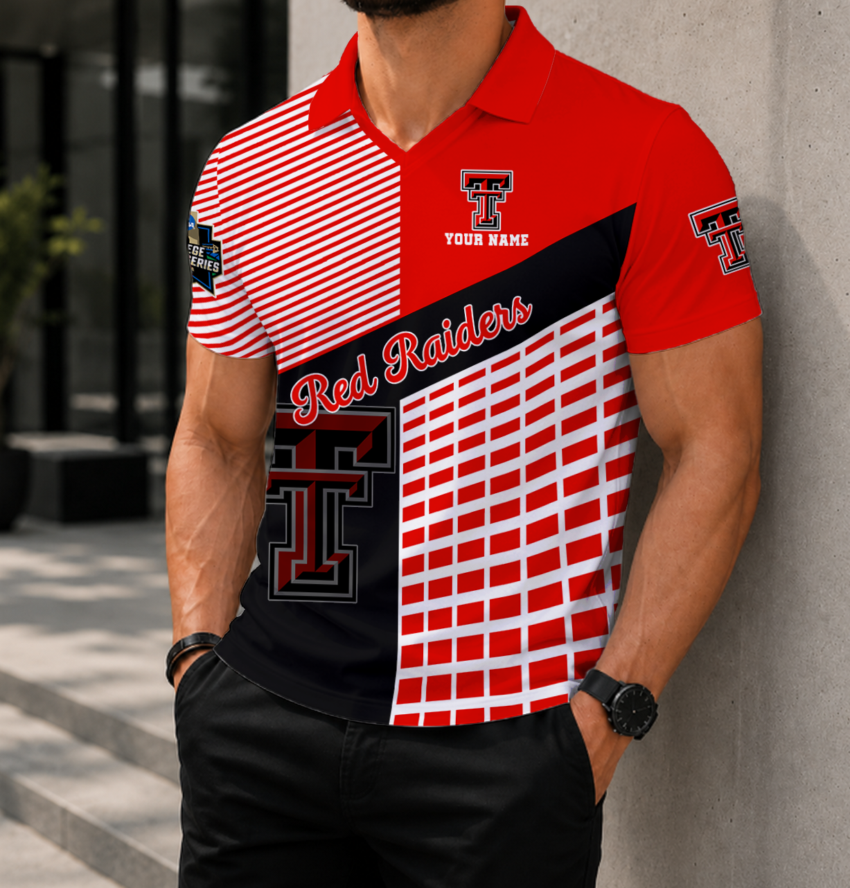 Limited Edition – Customized NCAA Texas Tech Red Raiders Polo Shirt