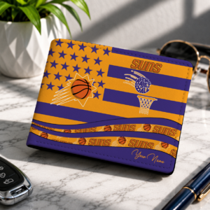 Limited Edition – Customized NBA Phoenix Suns Leather Wallet