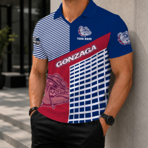 Limited Edition – Customized NCAA Gonzaga Bulldogs Polo Shirt