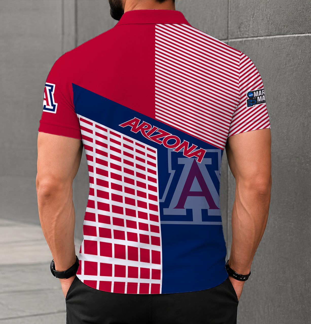 Limited Edition – Customized NCAA Arizona Wildcats Polo Shirt - Image 2