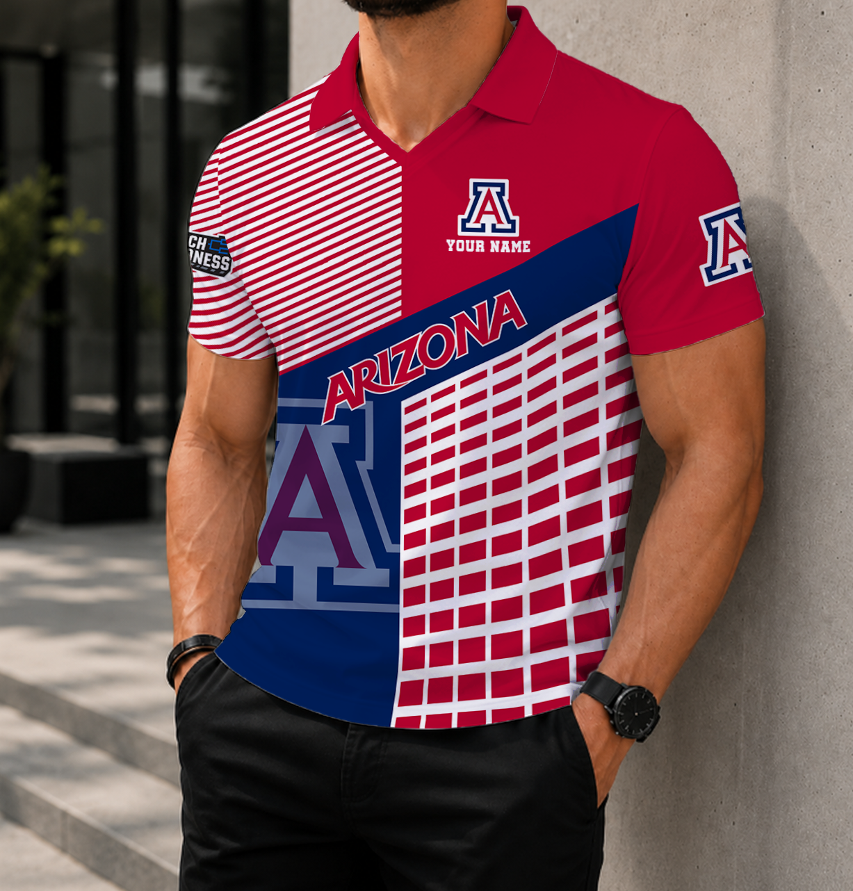 Limited Edition – Customized NCAA Arizona Wildcats Polo Shirt