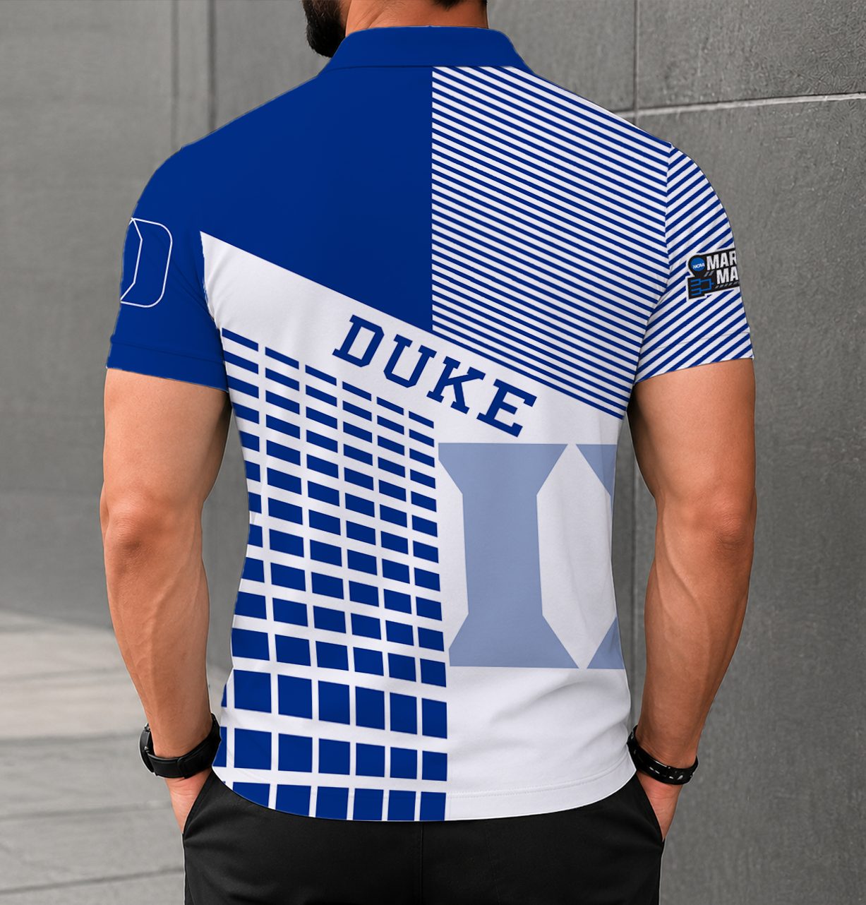 Limited Edition – Customized NCAA Duke Blue Devils Polo Shirt - Image 2