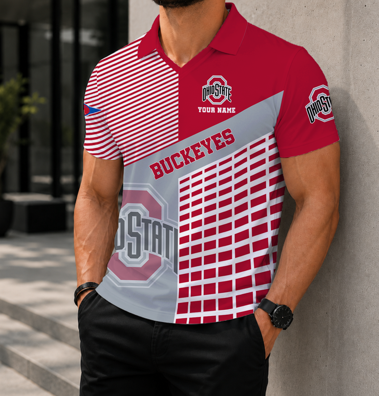 Limited Edition – Customized NCAA Ohio State Buckeyes Polo Shirt