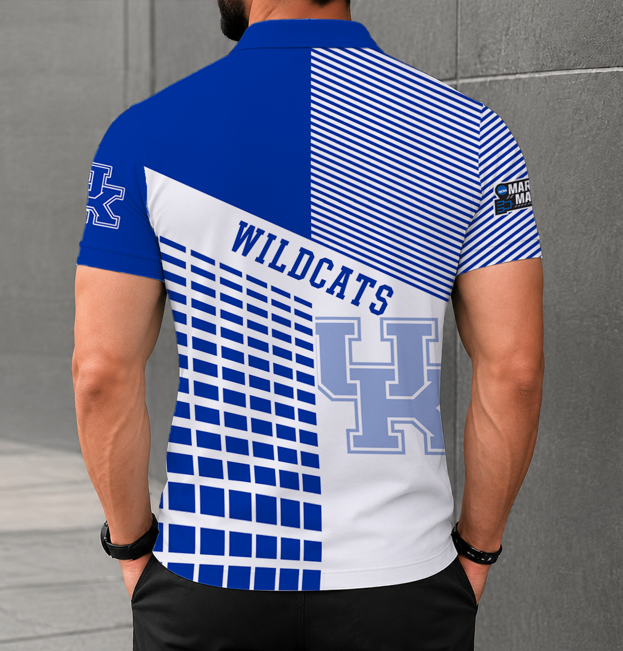 Limited Edition – Customized NCAA Kentucky Wildcats Polo Shirt - Image 2