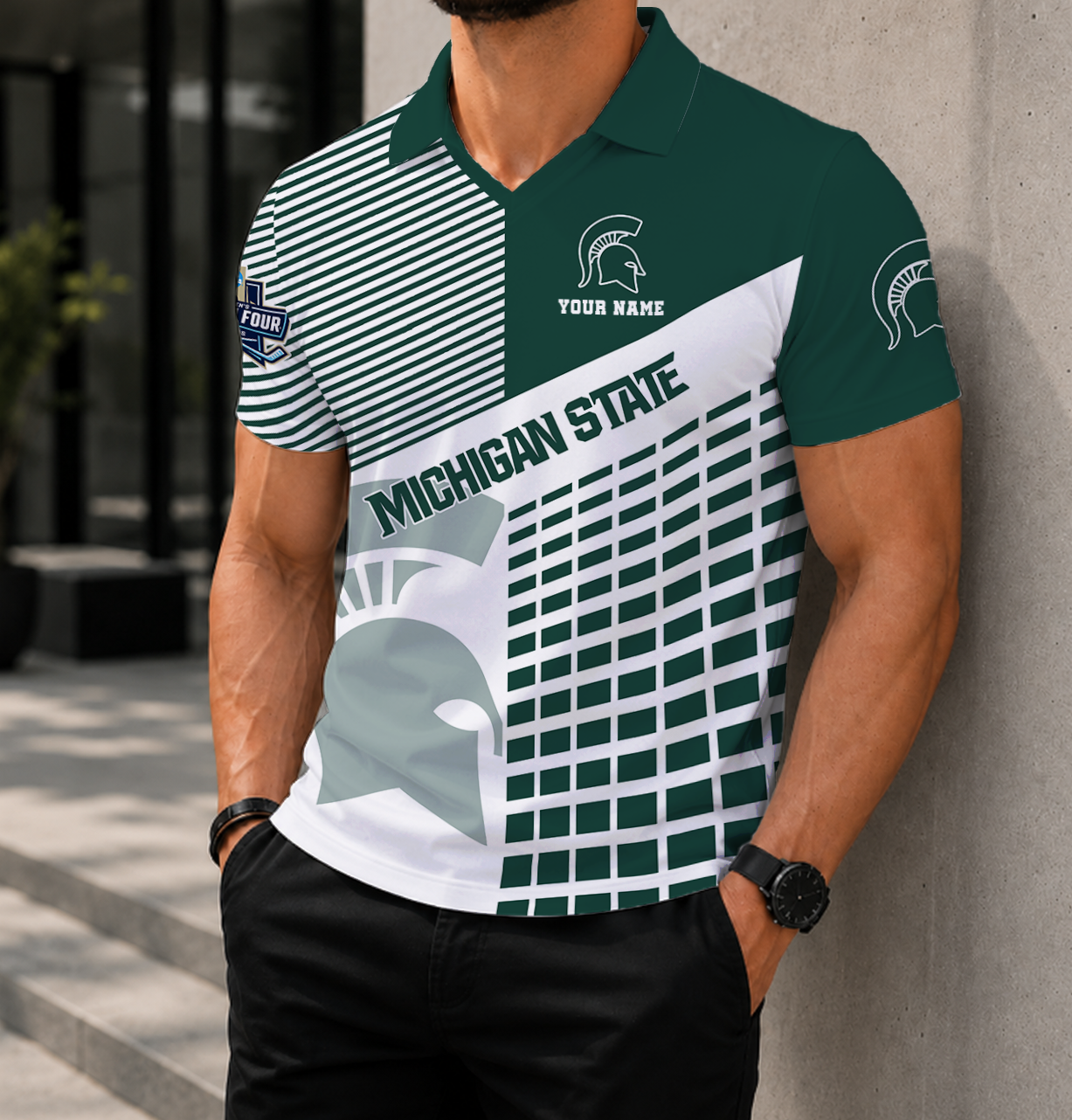 Limited Edition – Customized NCAA Michigan State Spartans Polo Shirt