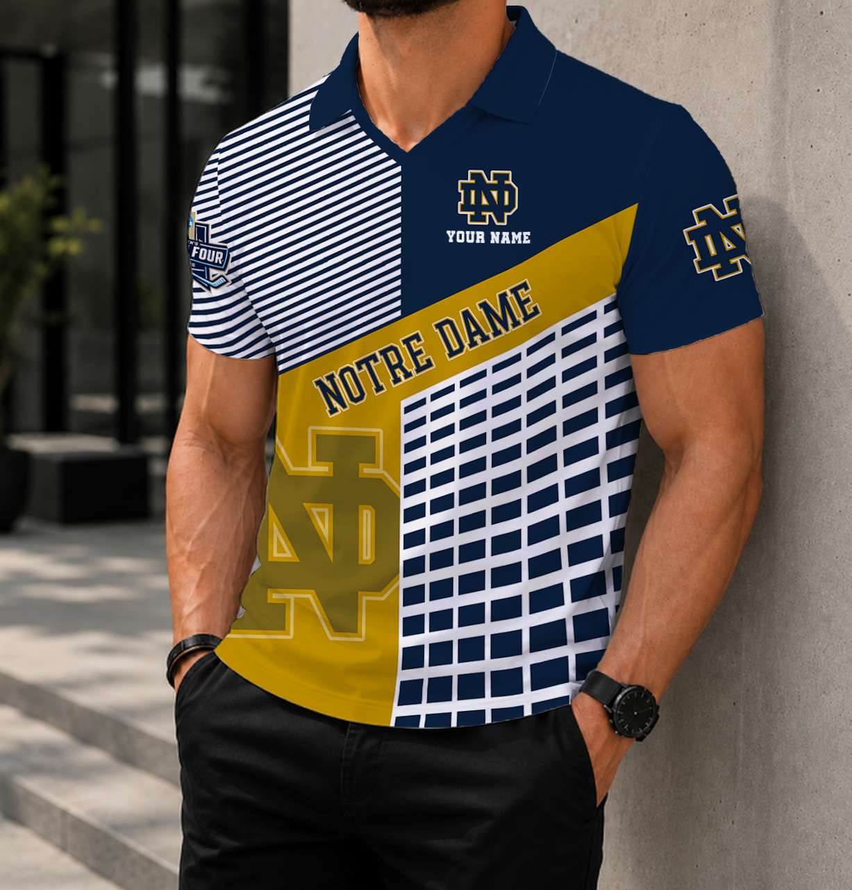 Limited Edition – Customized NCAA Notre Dame Fighting Irish Polo Shirt