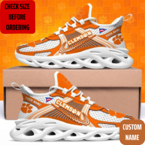Limited Edition – Customized NCAA Clemson Tigers Max Soul Sneakers