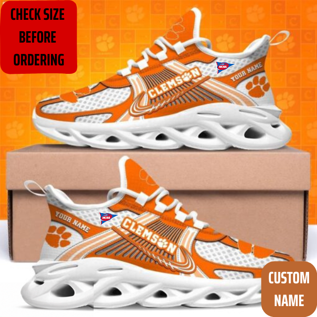 Limited Edition – Customized NCAA Clemson Tigers Max Soul Sneakers