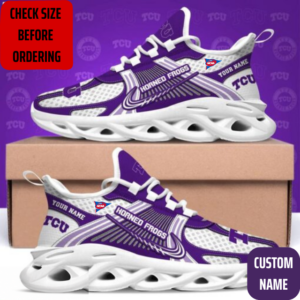 Limited Edition – Customized NCAA Tcu Horned Frogs Max Soul Sneakers