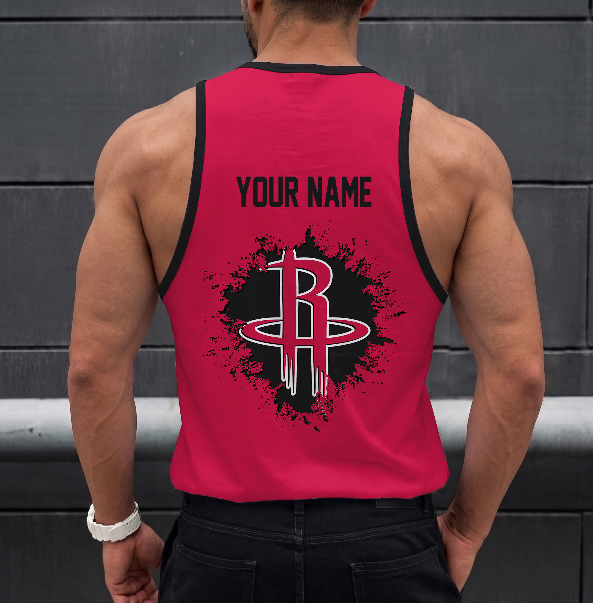 Limited Edition – Customized NBA Houston Rockets Unisex Tank Top - Image 2