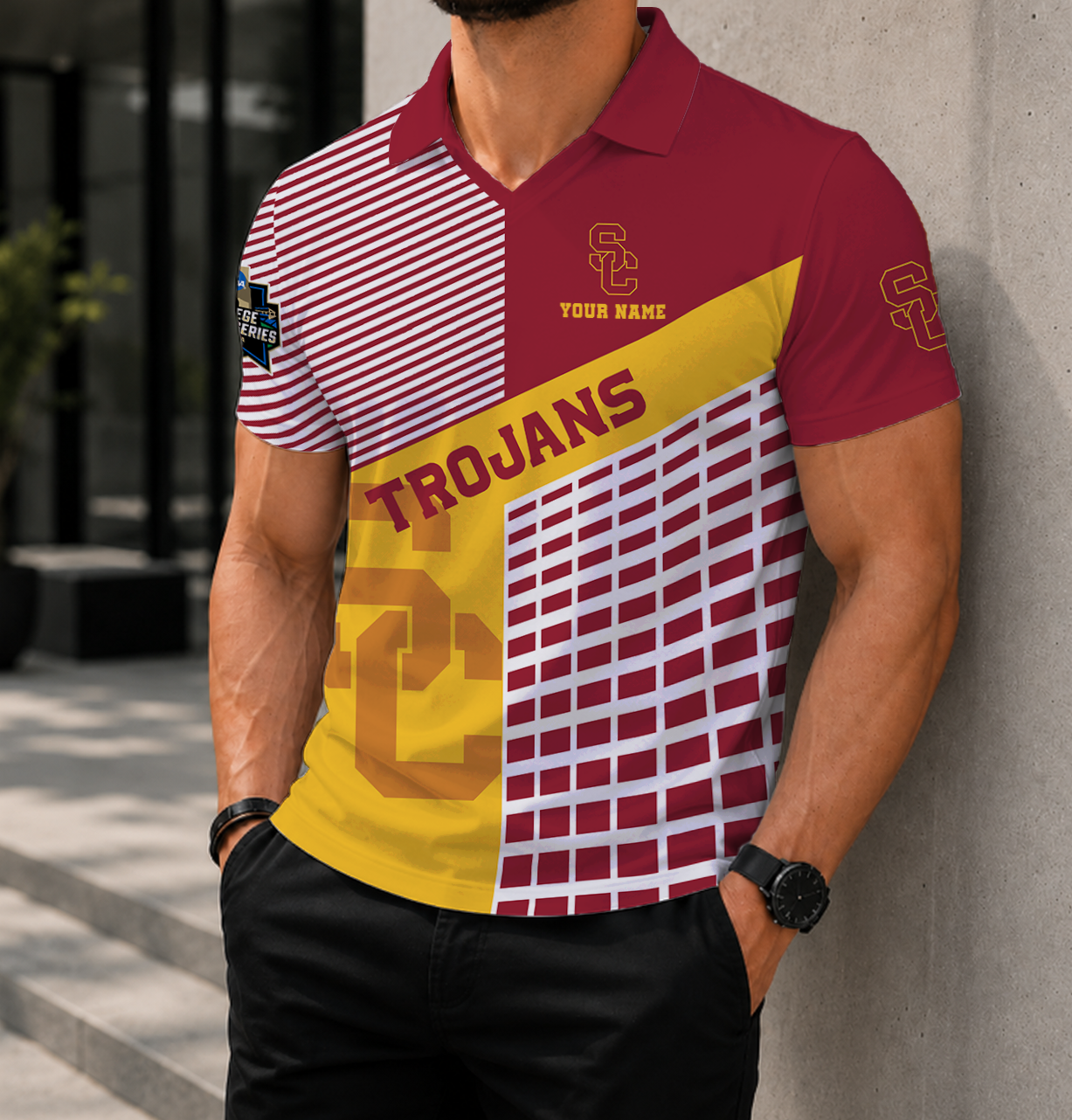 Limited Edition – Customized NCAA Usc Trojans Polo Shirt
