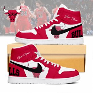 Limited Edition – Customized NBA Chicago Bulls Air Jordan 1 Sneakers