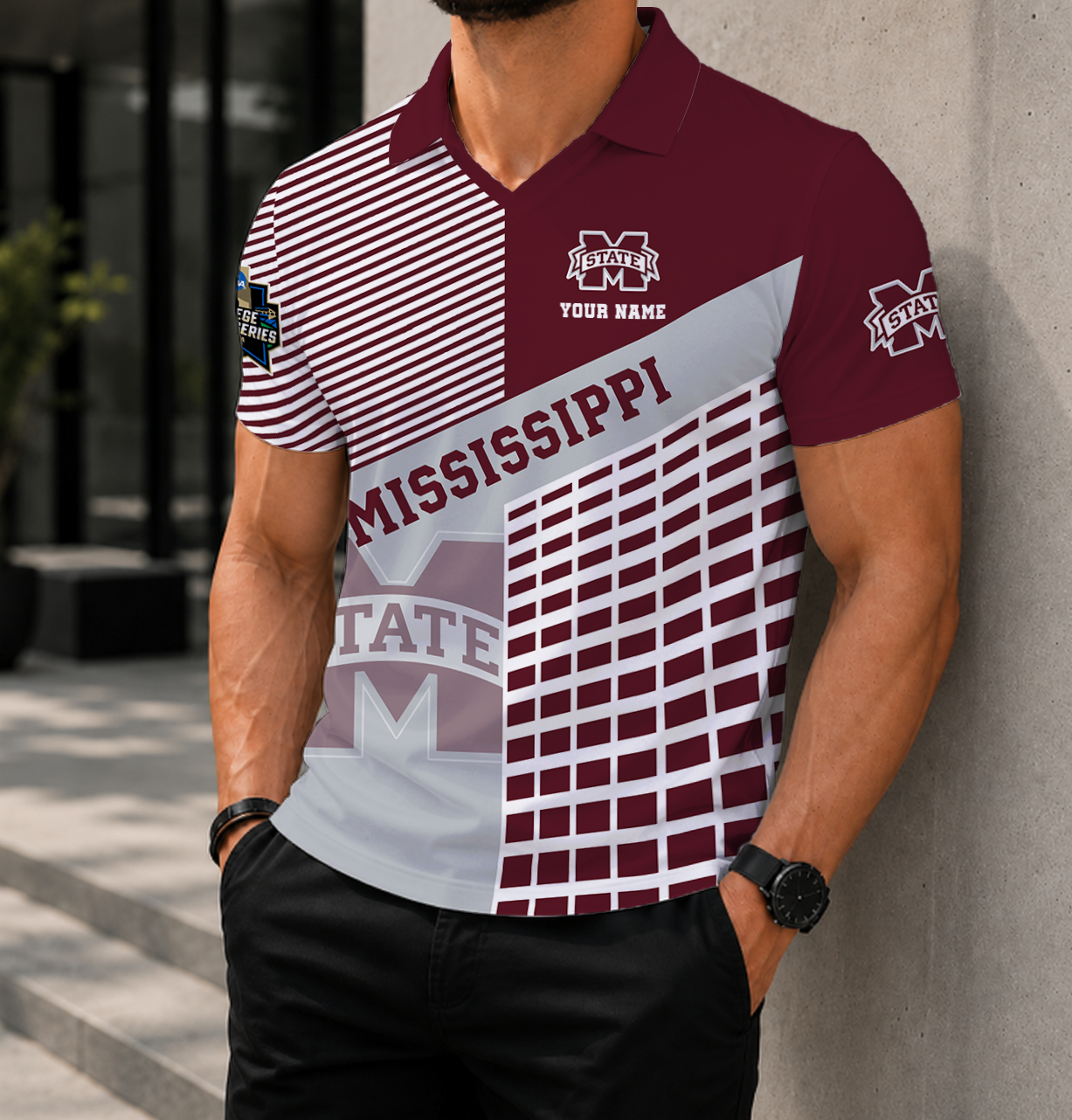 Limited Edition – Customized NCAA Mississippi State Bulldogs Polo Shirt