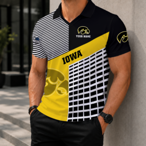 Limited Edition – Customized NCAA Iowa Hawkeyes Polo Shirt