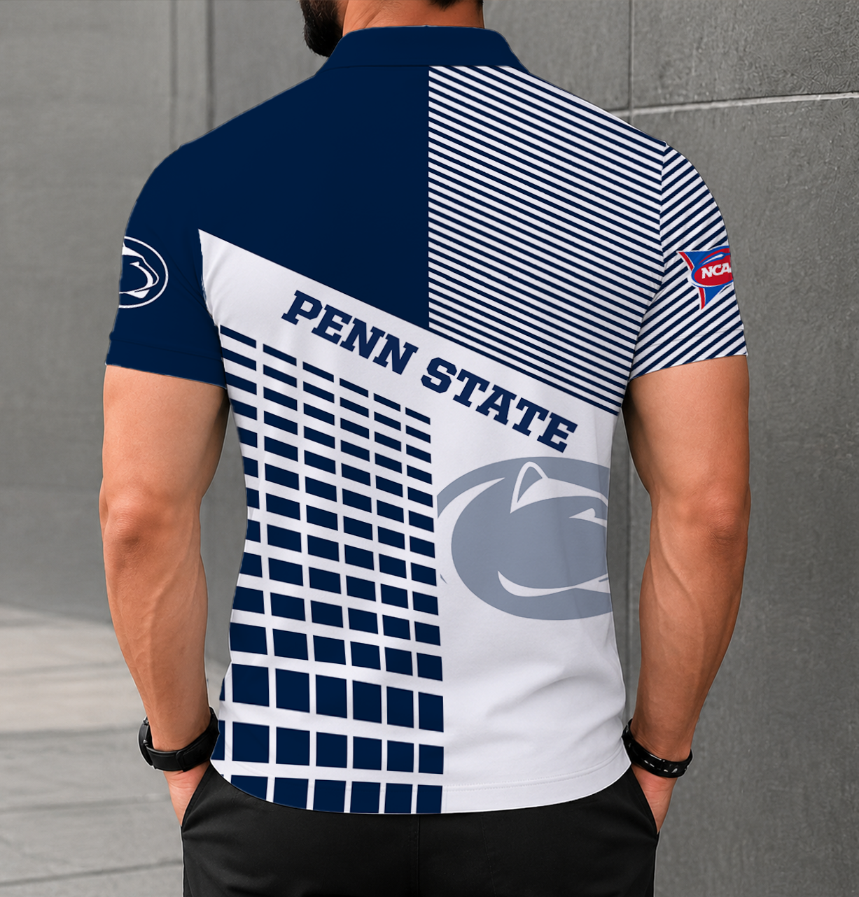 Limited Edition – Customized NCAA Penn State Nittany Lions Polo Shirt - Image 2