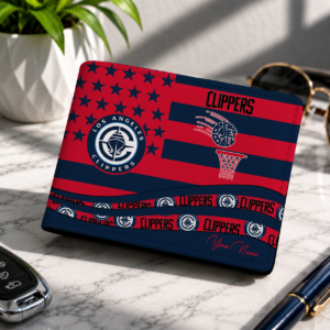 Limited Edition – Customized NBA Los Angeles Clippers Leather Wallet