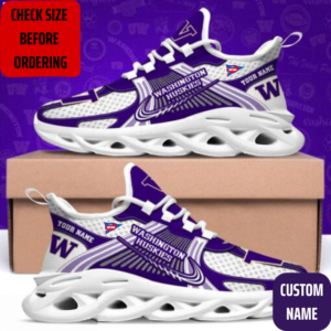 Limited Edition – Customized NCAA Washington Huskies Max Soul Sneakers