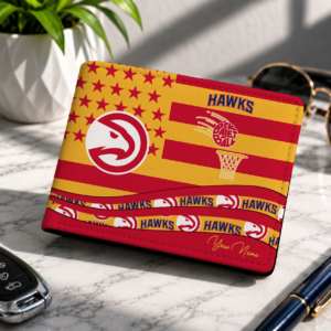 Limited Edition – Customized NBA Atlanta Hawks Leather Wallet