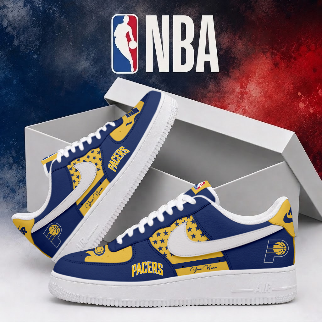 Limited Edition – Customized NBA Indiana Pacers Air Force 1 Shoes