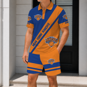 Limited Edition – Customized NBA New York Knicks Polo Shirt & Short Pants Set