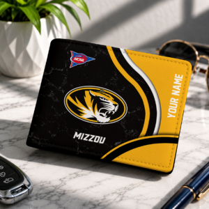 Limited Edition – Customized NCAA Missouri Tigers Leather Wallet
