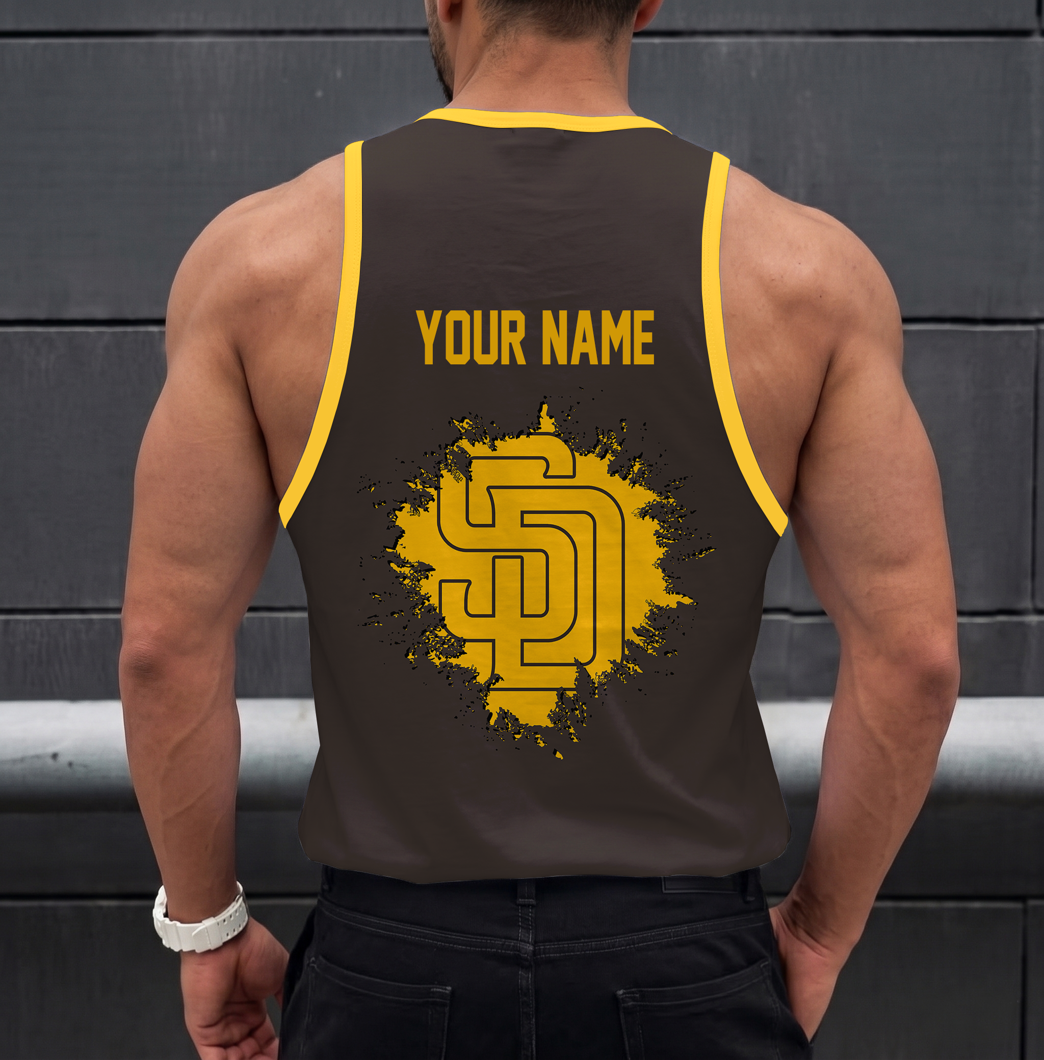 Limited Edition – Customized MLB San Diego Padres Unisex Tank Top - Image 2
