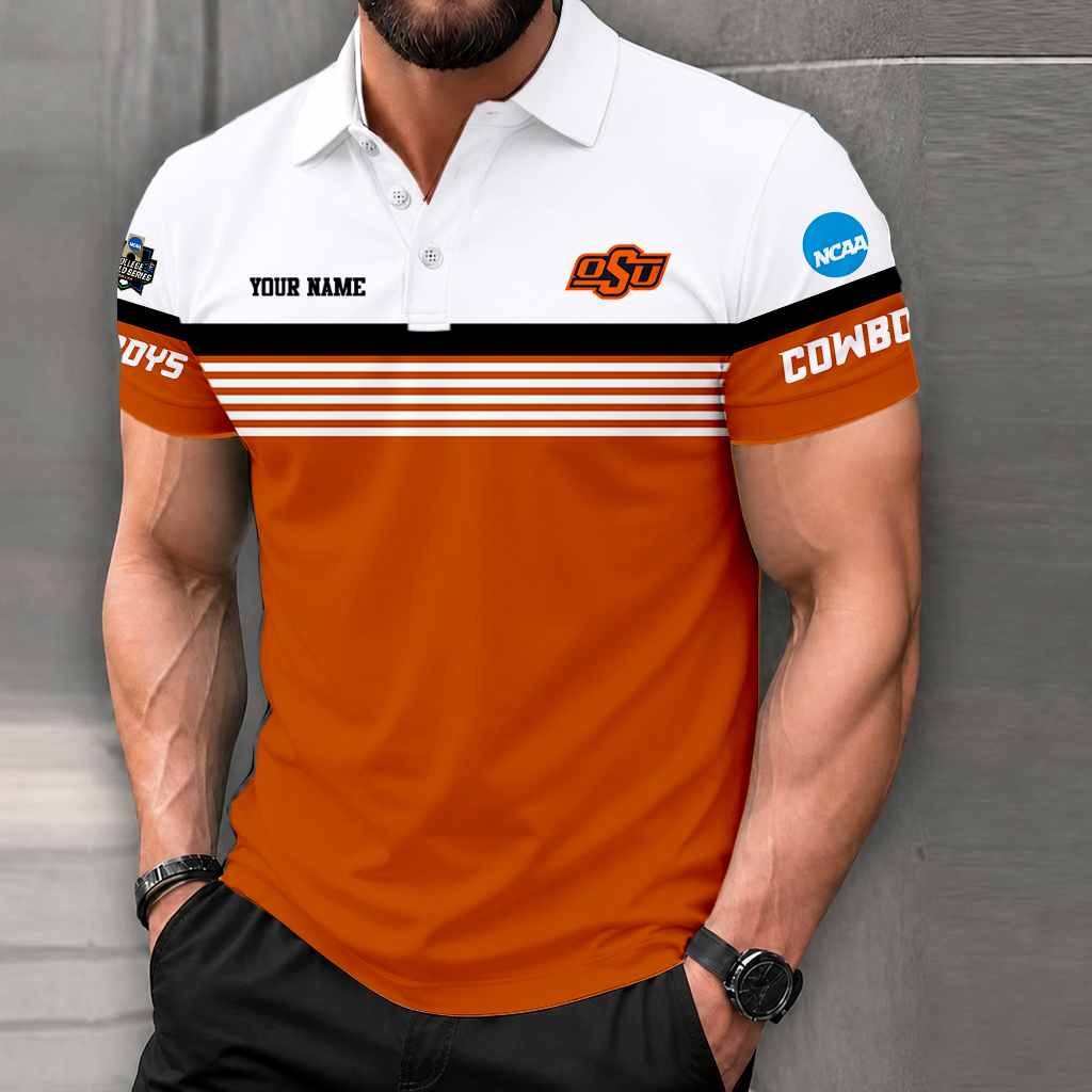 Limited Edition – Customized NCAA Oklahoma State Cowboys Polo Shirt