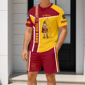 Limited Edition – Customized NCAA Usc Trojans T-Shirt & Short Pants Set