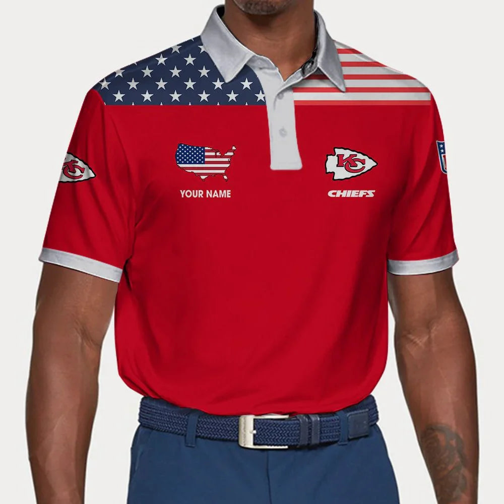 Limited Edition – Customized NFL Kansas City Chiefs Polo Shirt