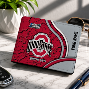 Limited Edition – Customized NCAA Ohio State Buckeyes Leather Wallet
