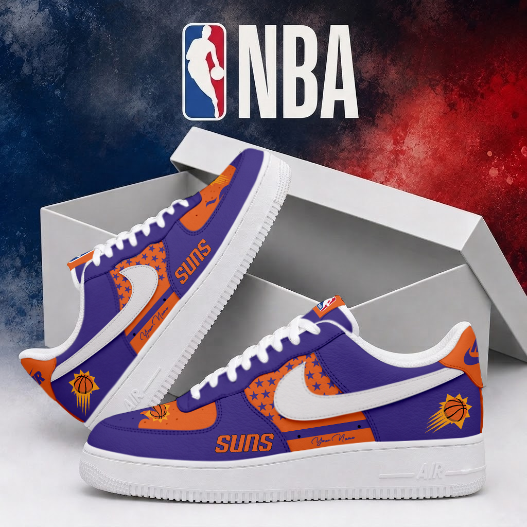 Limited Edition – Customized NBA Phoenix Suns Air Force 1 Shoes