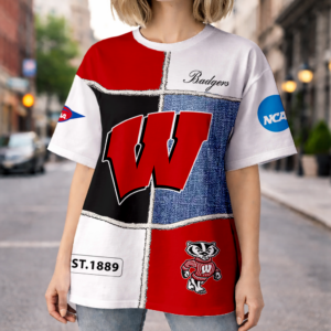 Limited Edition – Customized NCAA Wisconsin Badgers T-Shirts