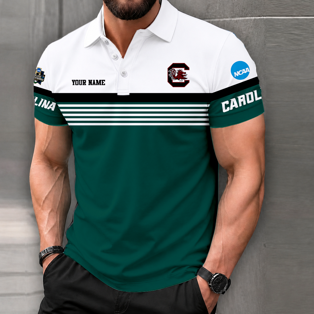 Limited Edition – Customized NCAA South Carolina Gamecocks Polo Shirt - Image 4