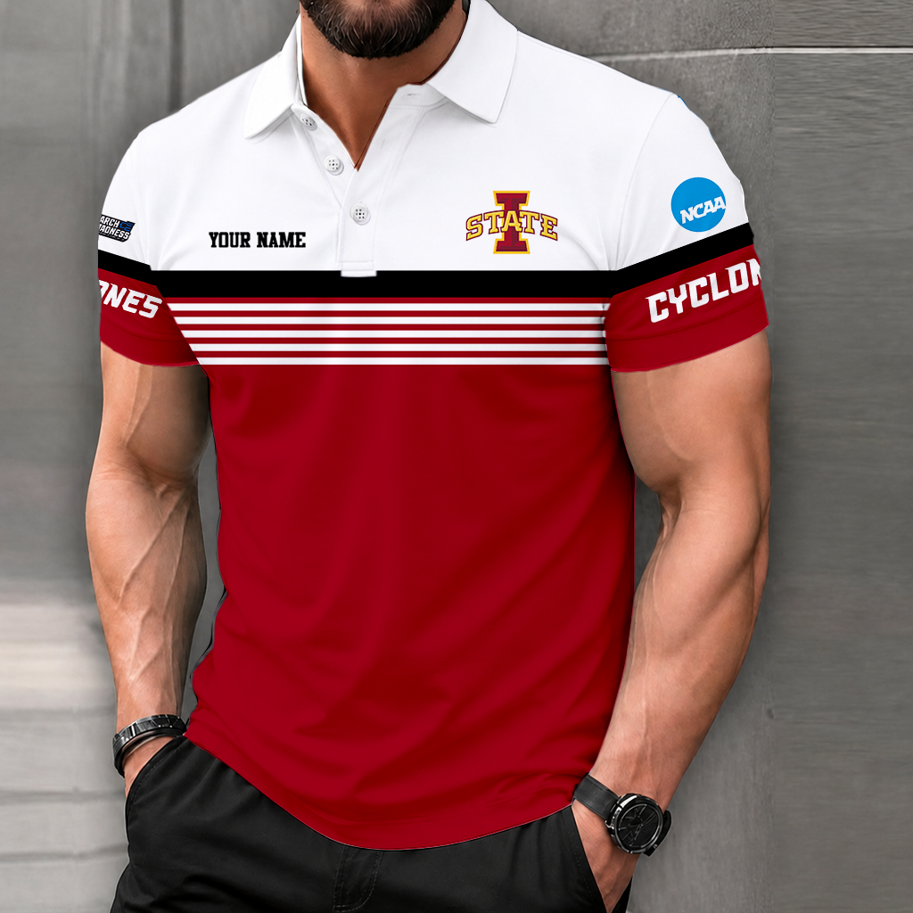 Limited Edition – Customized NCAA Iowa State Cyclones Polo Shirt