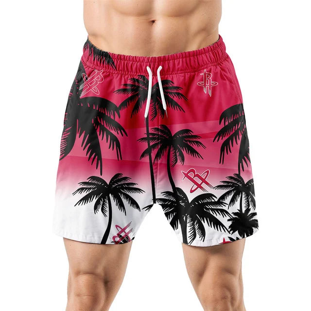 Limited Edition – Customized NBA Houston Rockets Unisex Hawaiian Shirt & Shorts Set - Image 5