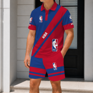 Limited Edition – Customized NBA National Basketball Association Polo Shirt & Short Pants Set