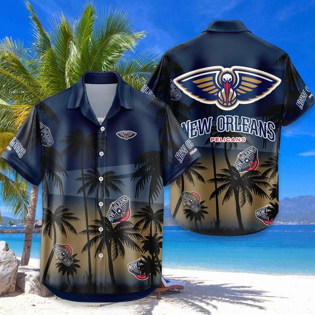 Limited Edition – Customized NBA New Orleans Pelicans Unisex Hawaiian Shirt & Shorts Set