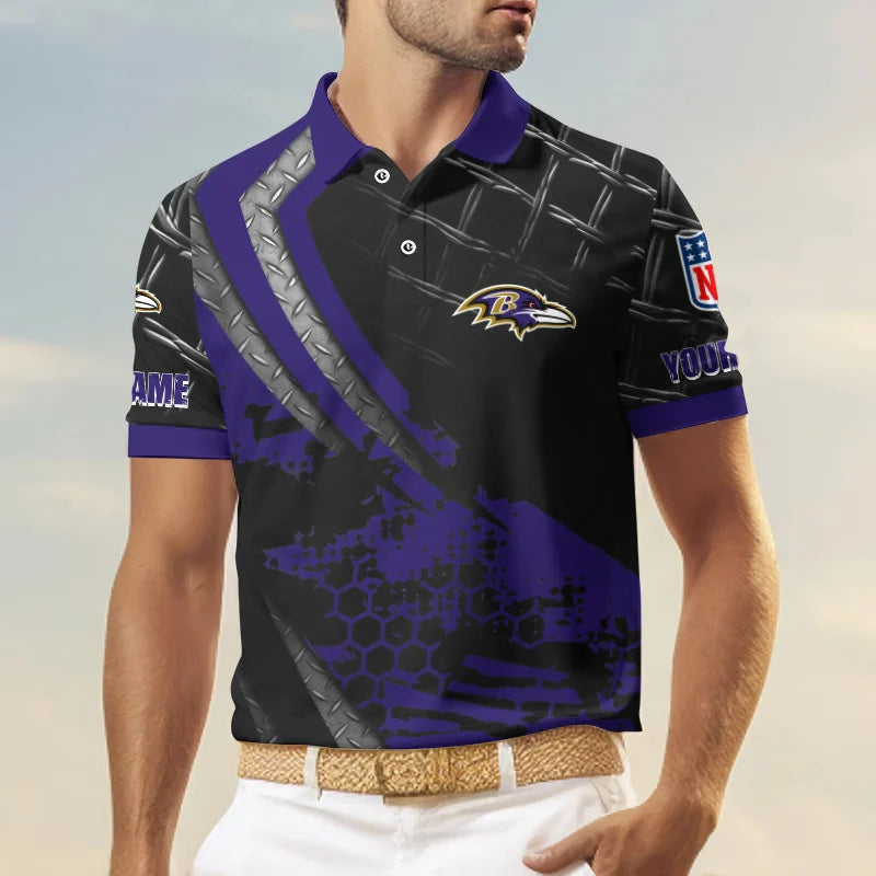 Limited Edition – Customized NFL Baltimore Ravens Polo Shirt