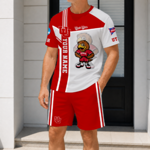 Limited Edition – Customized NCAA Utah Utes T-Shirt & Short Pants Set