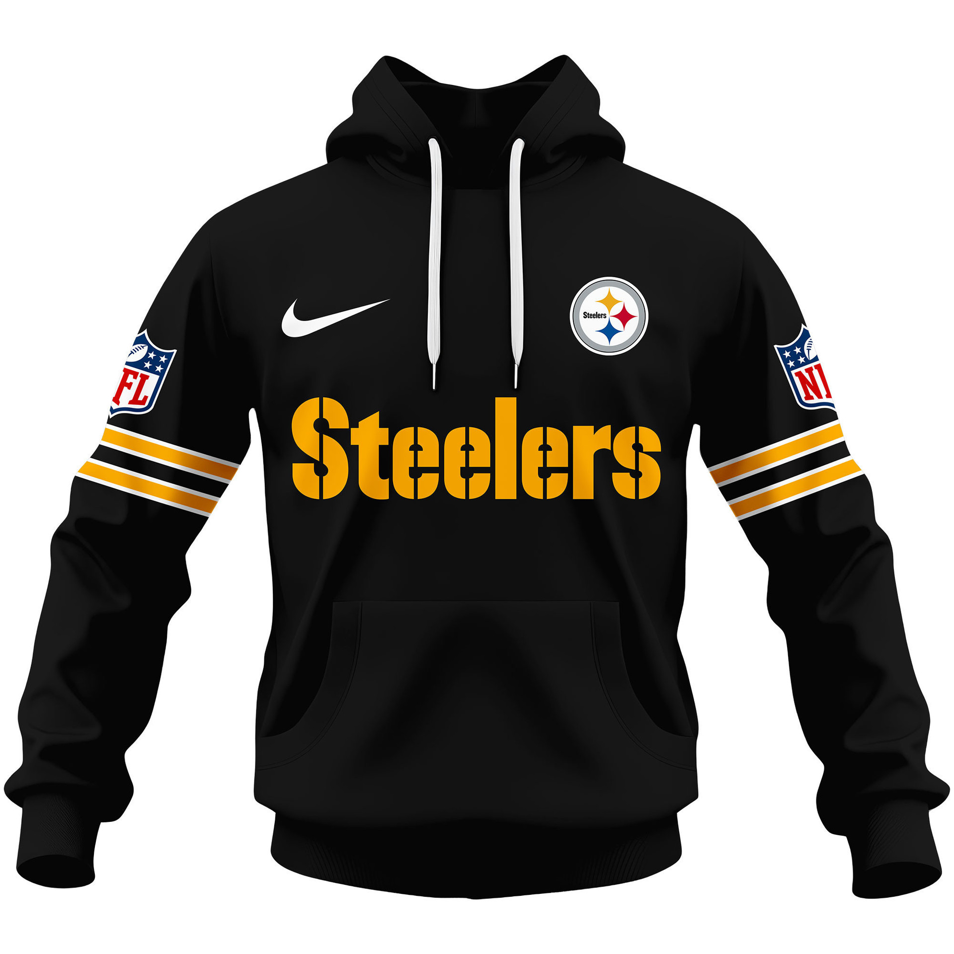 Limited Edition – Customized NFL Pittsburgh Steelers Hoodie, Zip Hoodie - Image 2