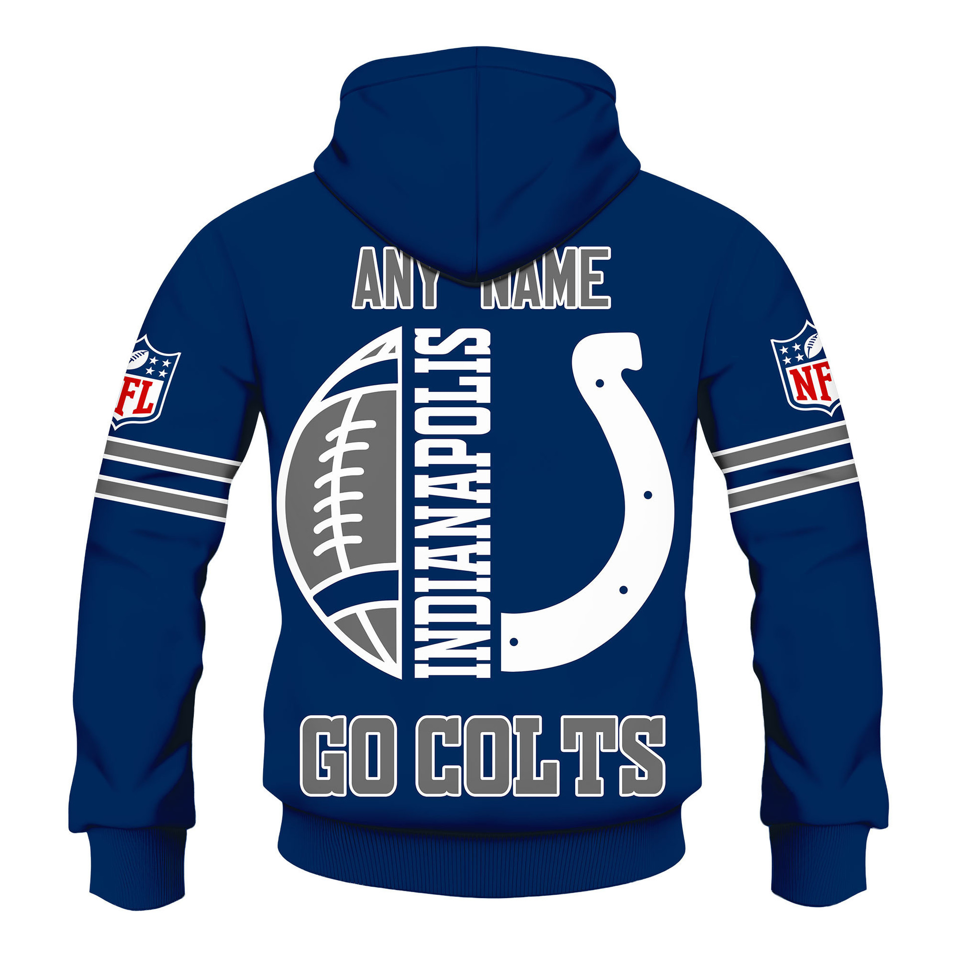 Limited Edition – Customized NFL Indianapolis Colts Hoodie, Zip Hoodie - Image 3