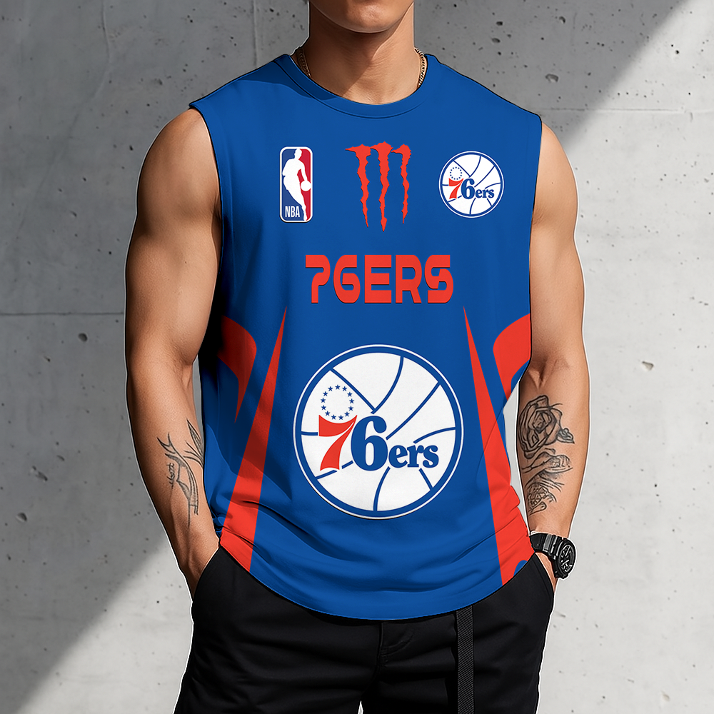 Limited Edition – Customized NBA Philadelphia 76Ers Men’s Gym Shirt