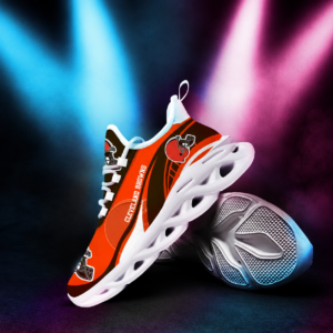 Limited Edition – Customized NFL Cleveland Browns Unisex Max Soul Shoes