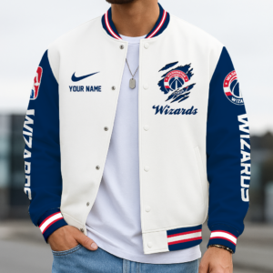 Limited Edition – Customized NBA Washington Wizards Baseball Jacket, Varsity Jacket