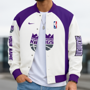 Limited Edition – Customized NBA Sacramento Kings Baseball Jacket, Varsity Jacket