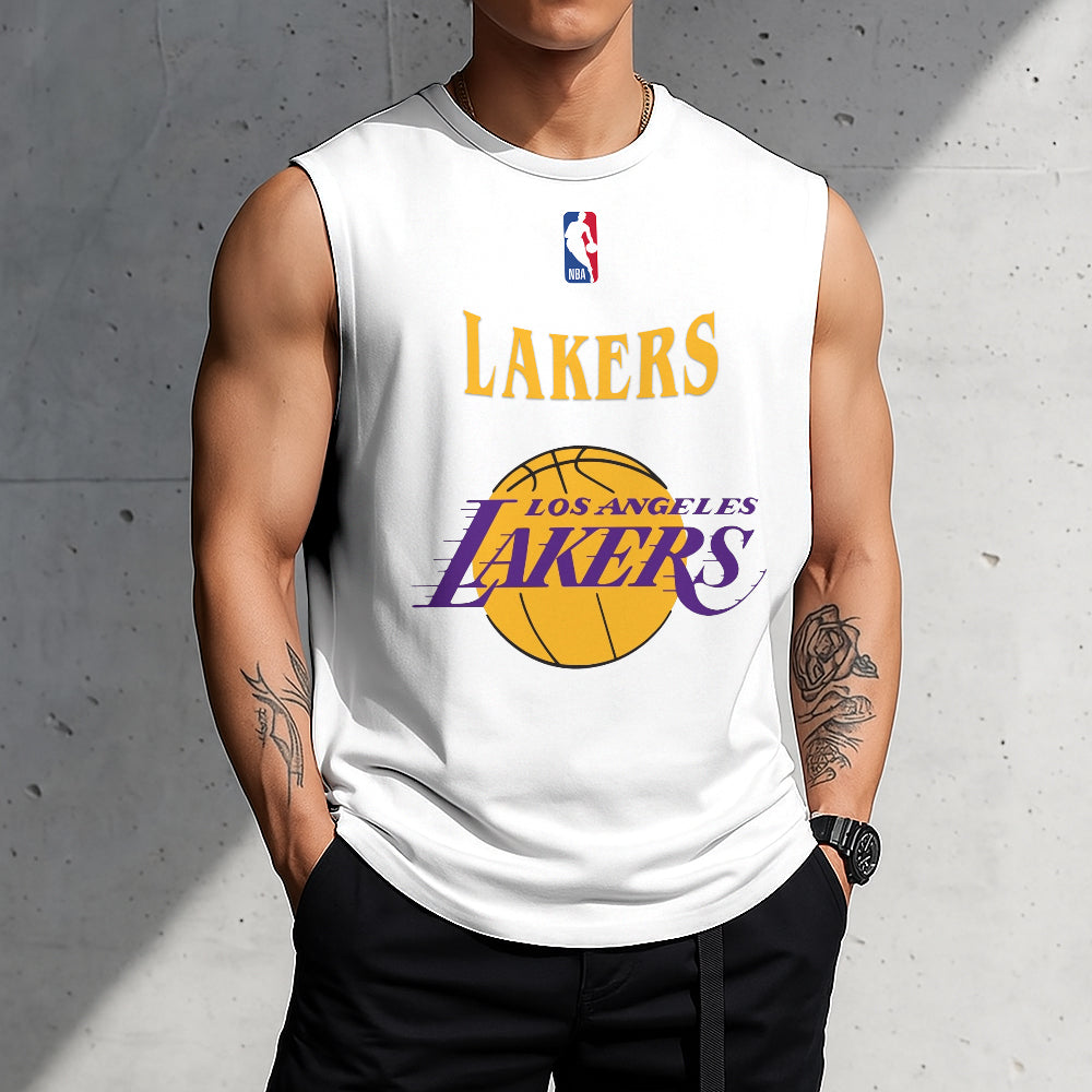 Limited Edition – Customized NBA Los Angeles Lakers Tanktop & Gym Shirt