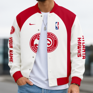 Limited Edition – Customized NBA Atlanta Hawks Baseball Jacket, Varsity Jacket